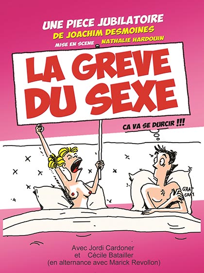 Affiche du spectacle La Grève du Sexe