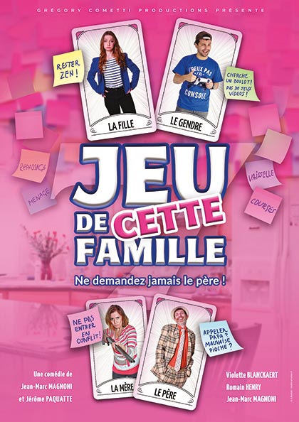 Affiche du spectacle Jeu de cette Famille